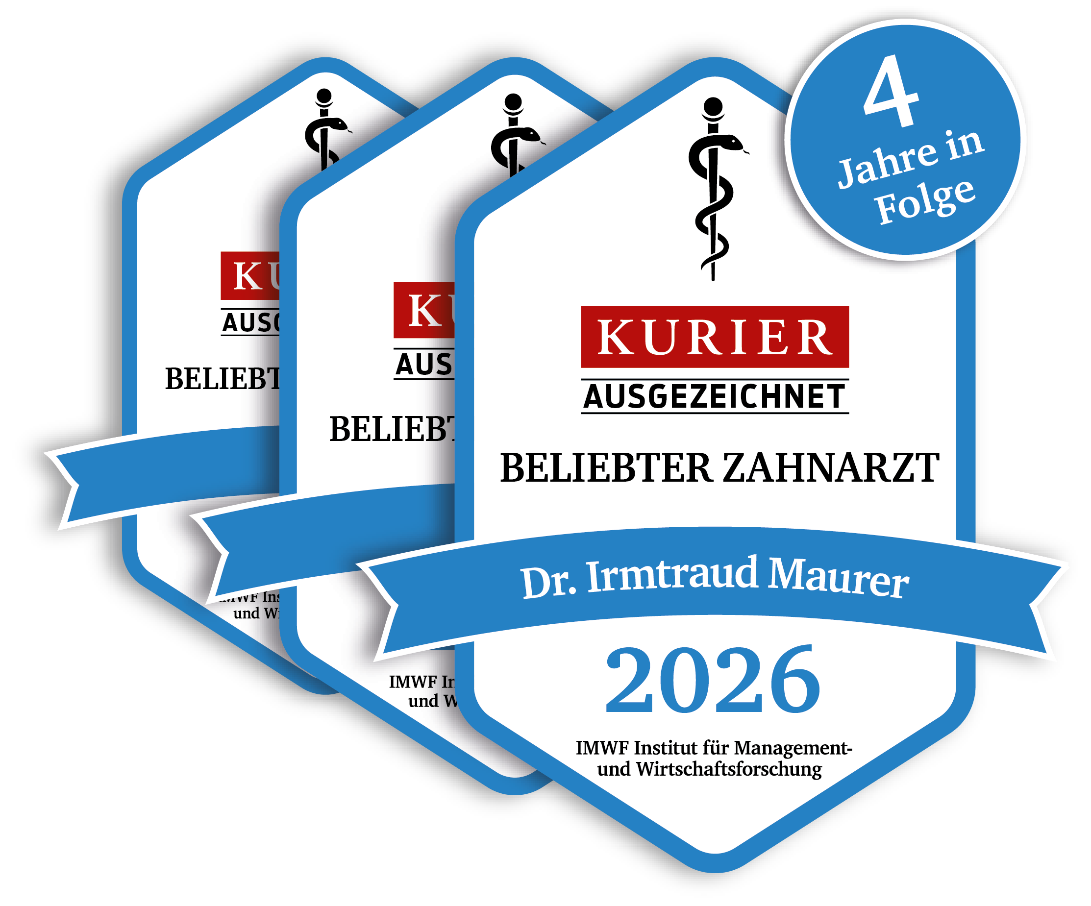 Gütesiegel beliebter Zahnarzt